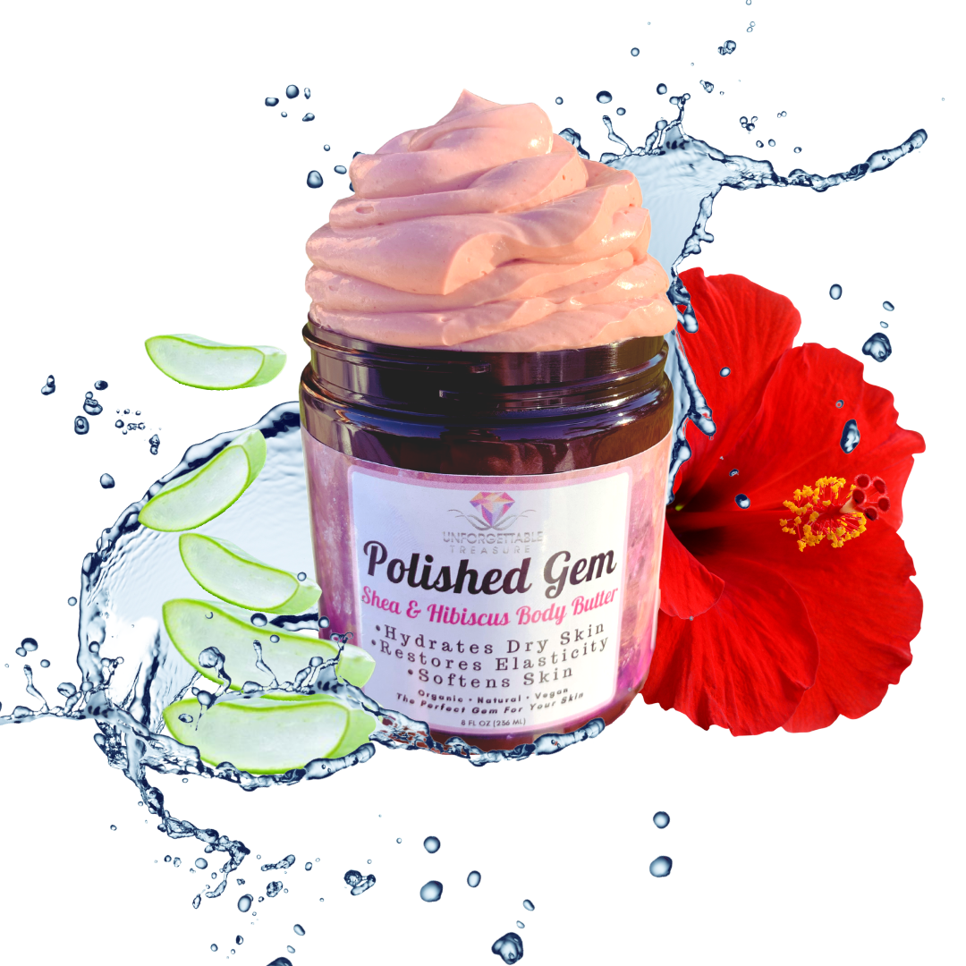 Polished Gem Shea & Hibiscus Body Butter